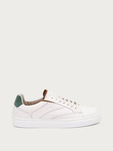 Sneakers in pelle con dettagli - BIANCOtoffee | FRAU