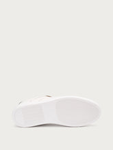 Sneakers in pelle con dettagli - BIANCOtoffee | FRAU