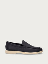 Leather slip-ons - Blue | FRAU