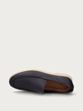 Leather slip-ons - Blue | FRAU