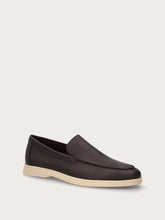 Leather slip-ons - Ebony | FRAU