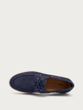 Scarpe da barca in suede - Blu | FRAU