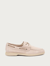 Suede boat shoes - Ecru | FRAU