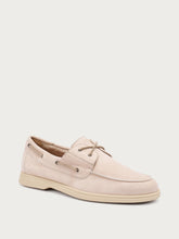 Suede boat shoes - Ecru | FRAU