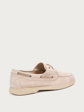 Suede boat shoes - Ecru | FRAU