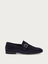 Deconstructed loafers with buckle - Blue | FRAU