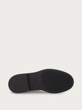 Leather lace-ups with contrasting outsole - Black | FRAU
