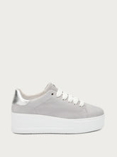 Suede flatform sneakers - Ice | FRAU