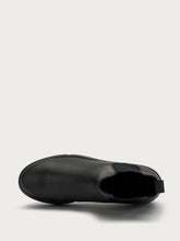 Leather flatform Chelsea boots - BLACKblack | FRAU