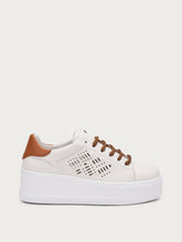 Flatform sneakers with laser-etched detailing - CHALKrust | FRAU
