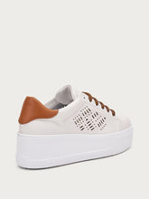 Flatform sneakers with laser-etched detailing - CHALKrust | FRAU