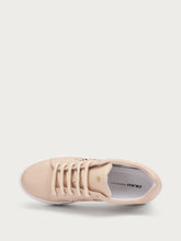 Flatform sneakers with laser-etched detailing - Nude | FRAU