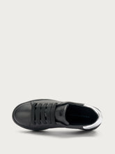 Leather flatform sneakers - BLACKsilver | FRAU