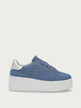 Sneakers platform in denim - Denim chiaro | FRAU