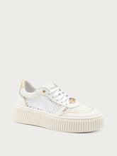 Sneaker aus Netzgewebe - Elfenbein | FRAU