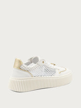 Sneaker aus Netzgewebe - Elfenbein | FRAU