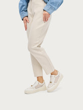 Sneaker aus Netzgewebe - Elfenbein | FRAU