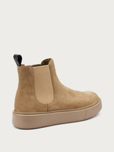 Casual suede Chelsea boots - Honey | FRAU