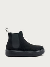 Casual suede Chelsea boots - Black | FRAU