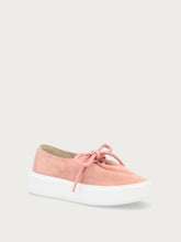 Sneaker mit Verschluss in Blasebalgform - Hellrosa | FRAU