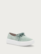 Sneaker mit Verschluss in Blasebalgform - Salbei | FRAU