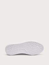 Leather slip-ons with buckle - Chalk | FRAU