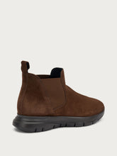 Suede comfort tech Chelsea boots - Cocoa | FRAU