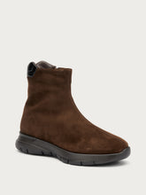 Comfort tech suede ankle boots - Cocoa | FRAU