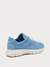Suede sneakers with XL® outsole - Powder Blue | FRAU