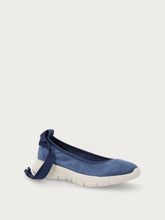 Suede ballet flats with XL® outsole - Abyss | FRAU