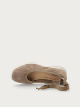 Suede ballet flats with XL® outsole - Sand | FRAU