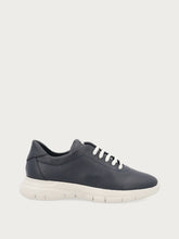 Extra-light leather sneakers - Blue | FRAU