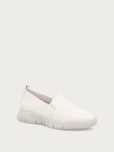 Extraleichter Slip-On aus Leder - Off White | FRAU