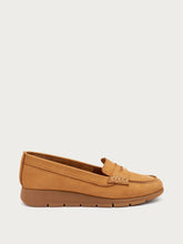 ComfortTech nubuck loafers - Caramel | FRAU