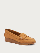 ComfortTech nubuck loafers - Caramel | FRAU