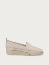 ComfortTech-Slip-On aus Leder - Cremeweiß | FRAU