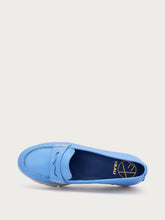 ComfortTech-Mokassin aus Leder - Blau | FRAU