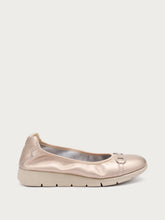 ComfortTech ballet flats with clasp detail - Platinum | FRAU