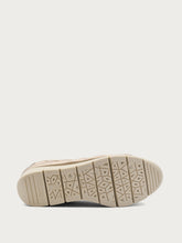 Comfort ballet flats in laminated leather - Platinum | FRAU