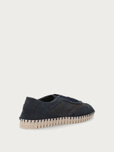 Laser-etched nubuck sneakers - Blue | FRAU