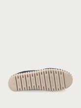 Laser-etched nubuck sneakers - Blue | FRAU