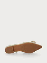 Slingback aus Lackleder mit Schnalle - Weide | FRAU