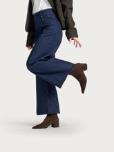 Heeled suede ankle boots - Cocoa | FRAU