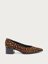 Almond-Cut pumps in leo-print fabric - Leo | FRAU