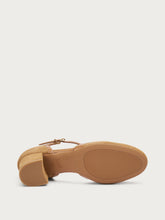 T-Bar-Pumps aus Veloursleder - Sattel | FRAU