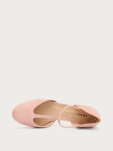 Ellin llea leather heeled shoes - Plaster pink | FRAU