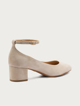 Mary Jane aus Veloursleder - Ecru | FRAU