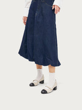 Mary-Janes aus Leder mit Perle - Schwarzcreme | FRAU