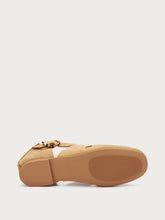 Suede cut-out sandals - Wheat | FRAU