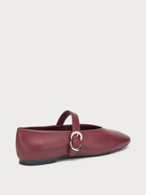 Leather ballet flats - Bordeaux | FRAU